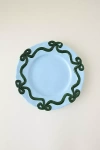 Anthropologie Benedita Bow Stoneware Side Plate In Blue