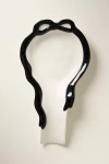 Anthropologie Benedita Bow Stoneware Spoon Rest In Black