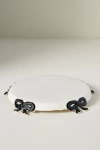 Anthropologie Benedita Bow Stoneware Trivet In White