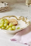 Anthropologie Benedita Gold Bow Stoneware Bowls, Set Of 4 In Multi
