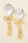 Anthropologie Benedita Stainless Steel Bow Cake Serve Set