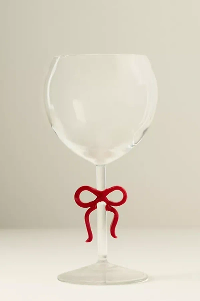 Anthropologie Benedita Wine Glass In Transparent