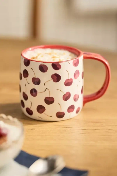 Anthropologie Berry Berry Stoneware Mug