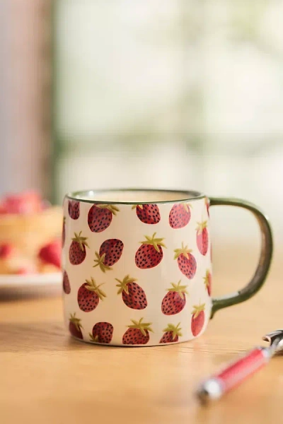 Anthropologie Berry Berry Stoneware Mug