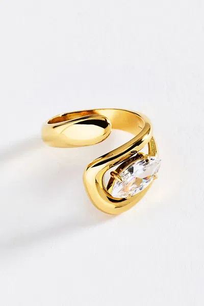 ANTHROPOLOGIE BEZEL WRAP RING