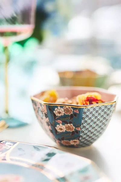 Anthropologie Bibi Nut Bowl In Blue