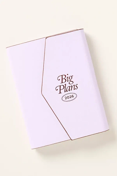 Anthropologie Big Plan 17-month Planner Envelope In Purple