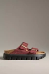 Anthropologie Birkenstock Arizona Sport Sandals In Red
