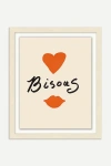 Anthropologie Bisous Me Wall Art In Multi
