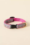 Anthropologie Bistro Garden Tile Cat Collar In Pink