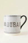 Anthropologie Bistro Tile City Mug