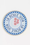 Anthropologie Bistro Tile Stoneware Gallery Wall Charm: Italia Edition In Blue