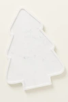 Anthropologie Blitzen Marble Gingerbread Serving Board In White