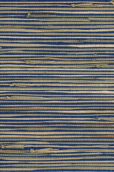 Anthropologie Blue Triangle Glasscloth Wallpaper In Multi