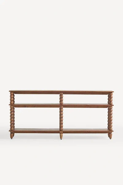 Anthropologie Bobbin Console Table In Brown