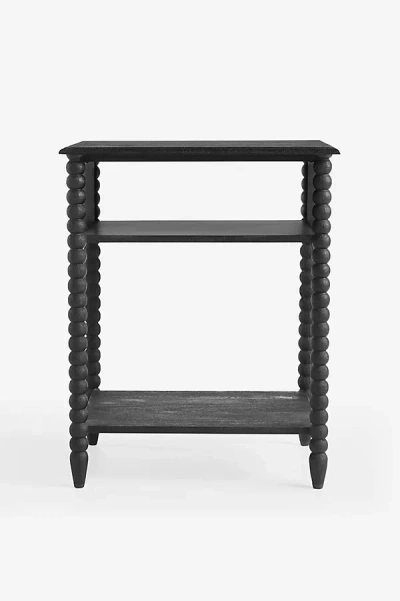 Anthropologie Bobbin Side Table In Black