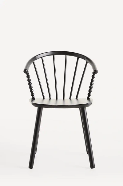 ANTHROPOLOGIE BOBBIN SPINDLE WOOD DINING CHAIR