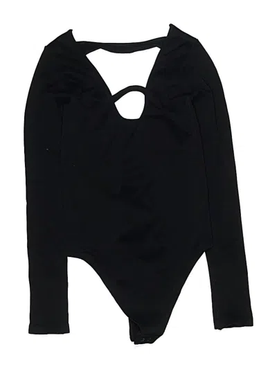Pre-owned Anthropologie Bodysuit In Black