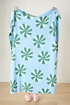 Anthropologie Bonnie Jacquard Knit Throw Blanket In Blue