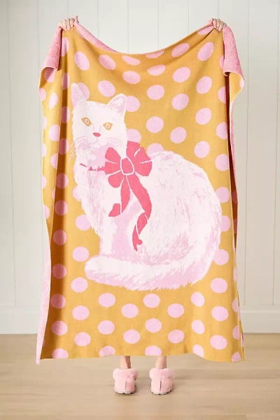 Anthropologie Bonnie Jacquard Knit Throw Blanket