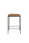 Anthropologie Bose Leather Counter Stool