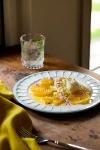 Anthropologie The Latte Stoneware Dinner Plates, Set Of 4: Boulevard Edition