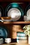 Anthropologie The Latte Stoneware Side Plates, Set Of 4: Boulevard Edition