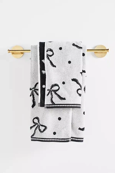 Anthropologie Bow Icon Cotton Towel Collection