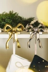 Anthropologie Bow Stocking Holder In Multi