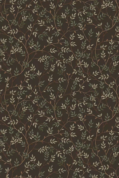 Anthropologie Branches Botanical Peel-and-stick Wallpaper In Brown