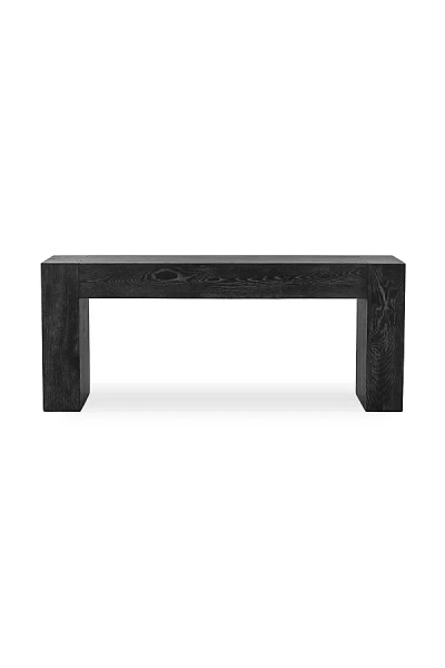 Anthropologie Bristol Reclaimed Oak Coffee Table In Black
