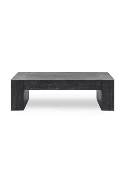 Anthropologie Bristol Reclaimed Oak Coffee Table In Black