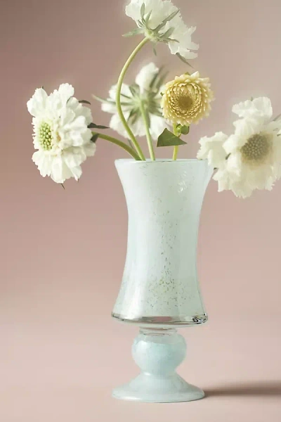 Anthropologie Bristol Soda Glass Bud Vase In Blue