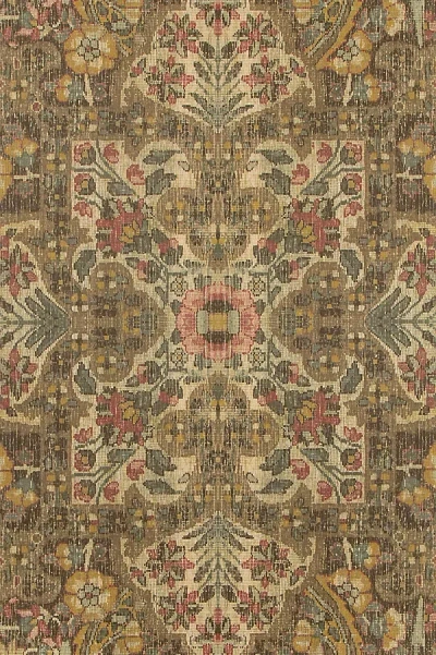 Anthropologie Bromley Paper Antique Wallpaper In Brown