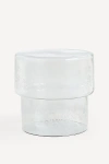Anthropologie Bruno Glass Side Table In White