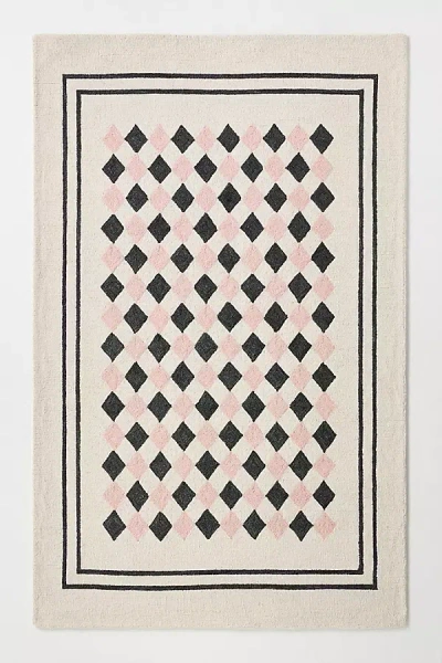 Anthropologie Brynn Tufted Wool Geometric Rug In Neutral