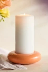 Anthropologie Bubble Ceramic Pillar Dish In Orange