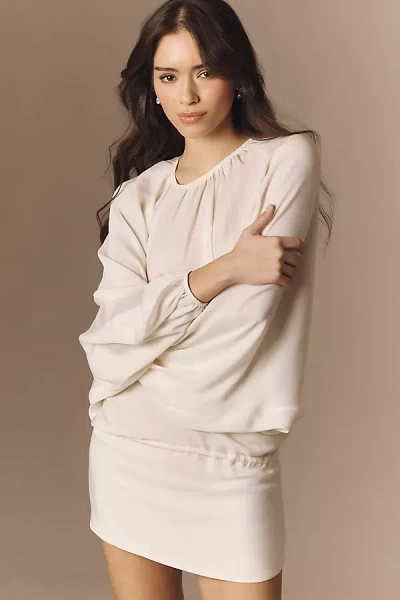 Anthropologie Buci Mlini Mini Dress In White