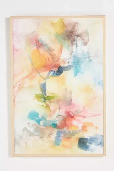 Anthropologie Butterfly Garden Wall Art In Pink