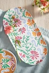 Anthropologie By Hope Printed Melamine Serving Platter In Multi
