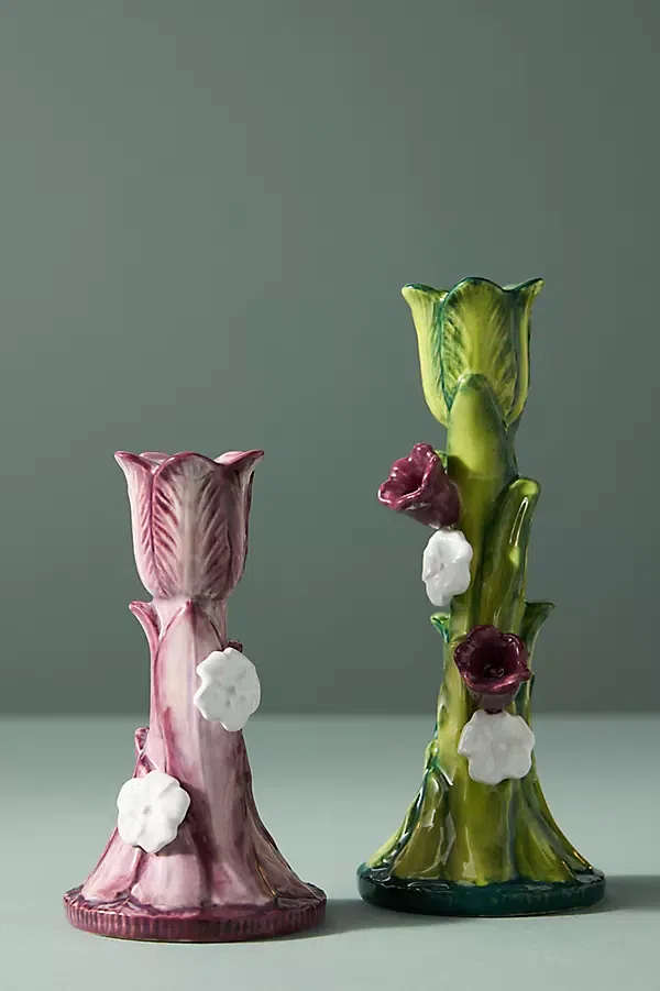 Anthropologie Cabbage Candle Holder - Thumbnail 3