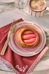Anthropologie Café Violette Handpainted Stoneware Dessert Plate