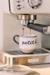 Anthropologie Café Violette Handpainted Stoneware Espresso Cup & Saucer