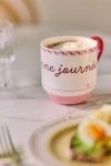 Anthropologie Café Violette Handpainted Stoneware Mug