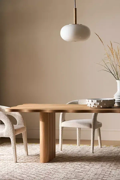 Anthropologie Caldwell Rectangular Oak Dining Table In Brown