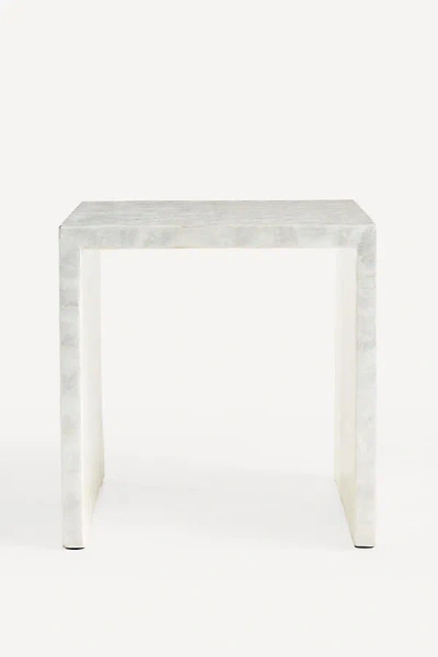 Anthropologie Capiz Side Table