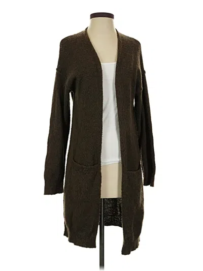 Pre-owned Anthropologie Cardigan Sweater In Brown