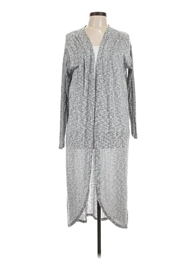Pre-owned Anthropologie Cardigan Sweater In Gray