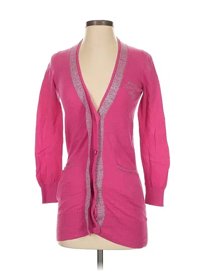 Pre-owned Anthropologie Cardigan Sweater In Pink