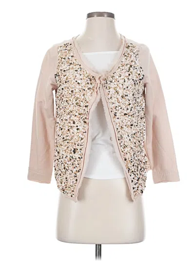 Pre-owned Anthropologie Cardigan Sweater In Pink